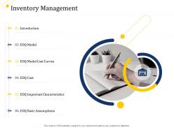 Supply chain management growth inventory management ppt template brochure