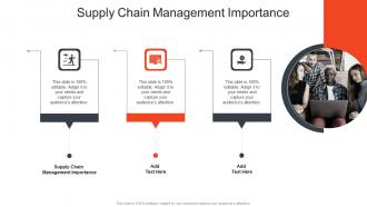 Supply Chain Management Importance In Powerpoint And Google Slides Cpb