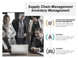 Supply chain management inventory management ppt powerpoint presentation portfolio ideas cpb