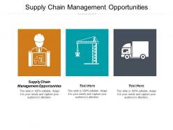 Supply chain management opportunities ppt powerpoint presentation portfolio styles cpb