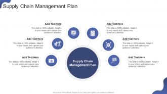 Supply Chain Management Plan In Powerpoint And Google Slides Cpb