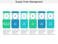 Supply chain management ppt powerpoint presentation summary graphics design cpb