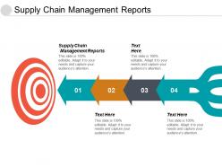 Supply chain management reports ppt powerpoint presentation styles objects cpb
