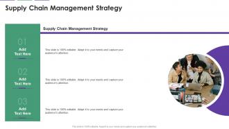 Supply Chain Management Strategy In Powerpoint And Google Slides Cpb