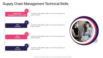 Supply Chain Management Technical Skills In Powerpoint And Google Slides Cpb