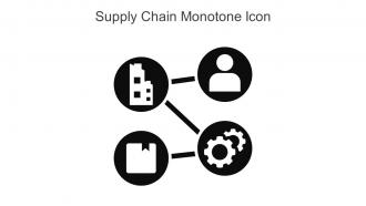 Supply Chain Monotone Icon In Powerpoint Pptx Png And Editable Eps Format