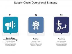 Supply chain operational strategy ppt powerpoint presentation pictures structure cpb