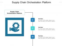 Supply chain orchestration platform ppt powerpoint presentation professional vector cpb