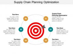 Supply chain planning optimization ppt powerpoint presentation pictures graphics example cpb