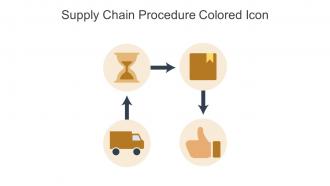 Supply Chain Procedure Colored Icon In Powerpoint Pptx Png And Editable Eps Format