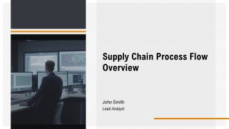 Supply Chain Process Flow Overview PPT PowerPoint AT