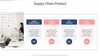 Supply Chain Product In Powerpoint And Google Slides Cpb