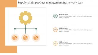 Supply Chain Product Management Framework Icon