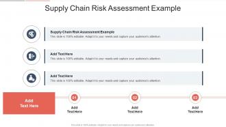 Supply Chain Risk Assessment Example In Powerpoint And Google Slides Cpb