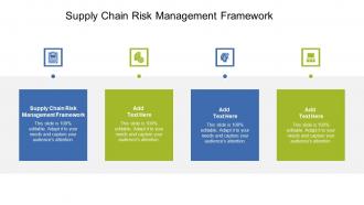 Supply Chain Risk Management Framework In Powerpoint And Google Slides Cpb