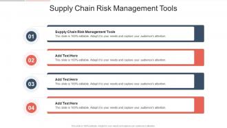 Supply Chain Risk Management Tools In Powerpoint And Google Slides Cpb