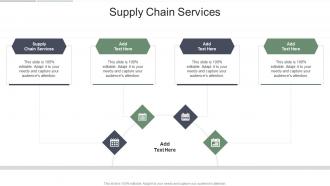 Supply Chain Services In Powerpoint And Google Slides Cpb