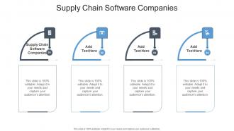 Supply Chain Software Companies In Powerpoint And Google Slides Cpb