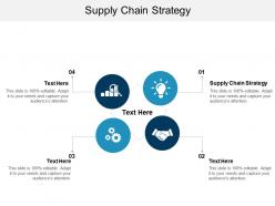 Supply chain strategy ppt powerpoint presentation styles good cpb