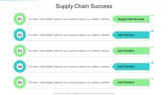 Supply Chain Success In Powerpoint And Google Slides Cpb