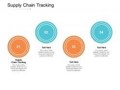 Supply chain tracking ppt powerpoint presentation professional infographics cpb