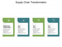 Supply chain transformation ppt powerpoint presentation outline gallery cpb