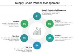 Supply chain vendor management ppt powerpoint presentation pictures slide cpb