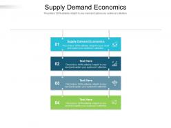 Supply demand economics ppt powerpoint presentation gallery professional cpb