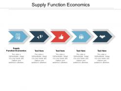 Supply function economics ppt powerpoint presentation gallery graphics cpb