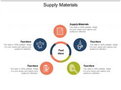 Supply materials ppt powerpoint presentation ideas background image cpb