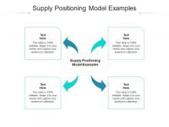 Supply positioning model examples ppt powerpoint presentation layouts layout ideas cpb