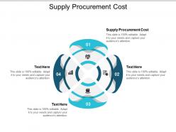 Supply procurement cost ppt powerpoint presentation show skills cpb