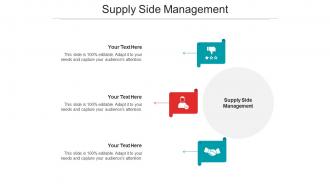 Supply side management ppt powerpoint presentation infographic template sample cpb