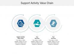 Support activity value chain ppt powerpoint presentation ideas guidelines cpb