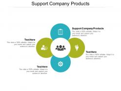 Support company products ppt powerpoint presentation slides skills cpb