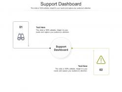 Support dashboard ppt powerpoint presentation icon demonstration cpb