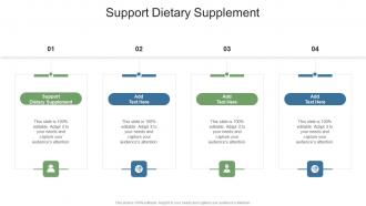 Support Dietary Supplement In Powerpoint And Google Slides Cpb