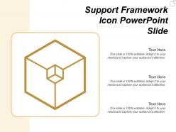 Support Framework Icon Powerpoint Slide