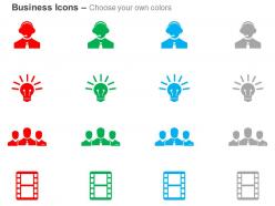Support idea community video marketing ppt icons graphics