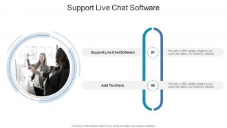 Support Live Chat Software In Powerpoint And Google Slides Cpb
