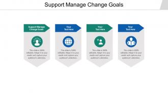 Support manage change goals ppt powerpoint presentation slides graphic images cpb