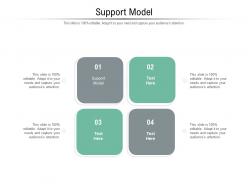 Support model ppt powerpoint presentation inspiration example topics cpb