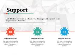 Support Ppt Slides Infographic Template