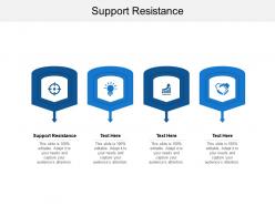 Support resistance ppt powerpoint presentation icon cpb