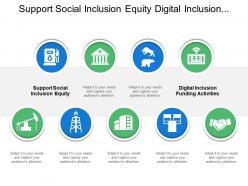 Support Social Inclusion Equity Digital Inclusion Funding Activities