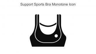 Support Sports Bra Monotone Icon In Powerpoint Pptx Png And Editable Eps Format
