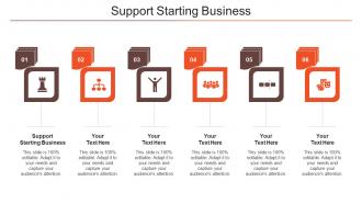 Support Starting Business Ppt Powerpoint Presentation Portfolio Infographics Cpb