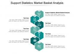 Support statistics market basket analysis ppt powerpoint presentation outline cpb
