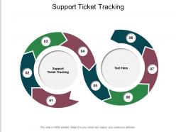 Support ticket tracking ppt powerpoint presentation show model cpb