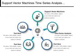 Support vector machines time series analysis link analysis